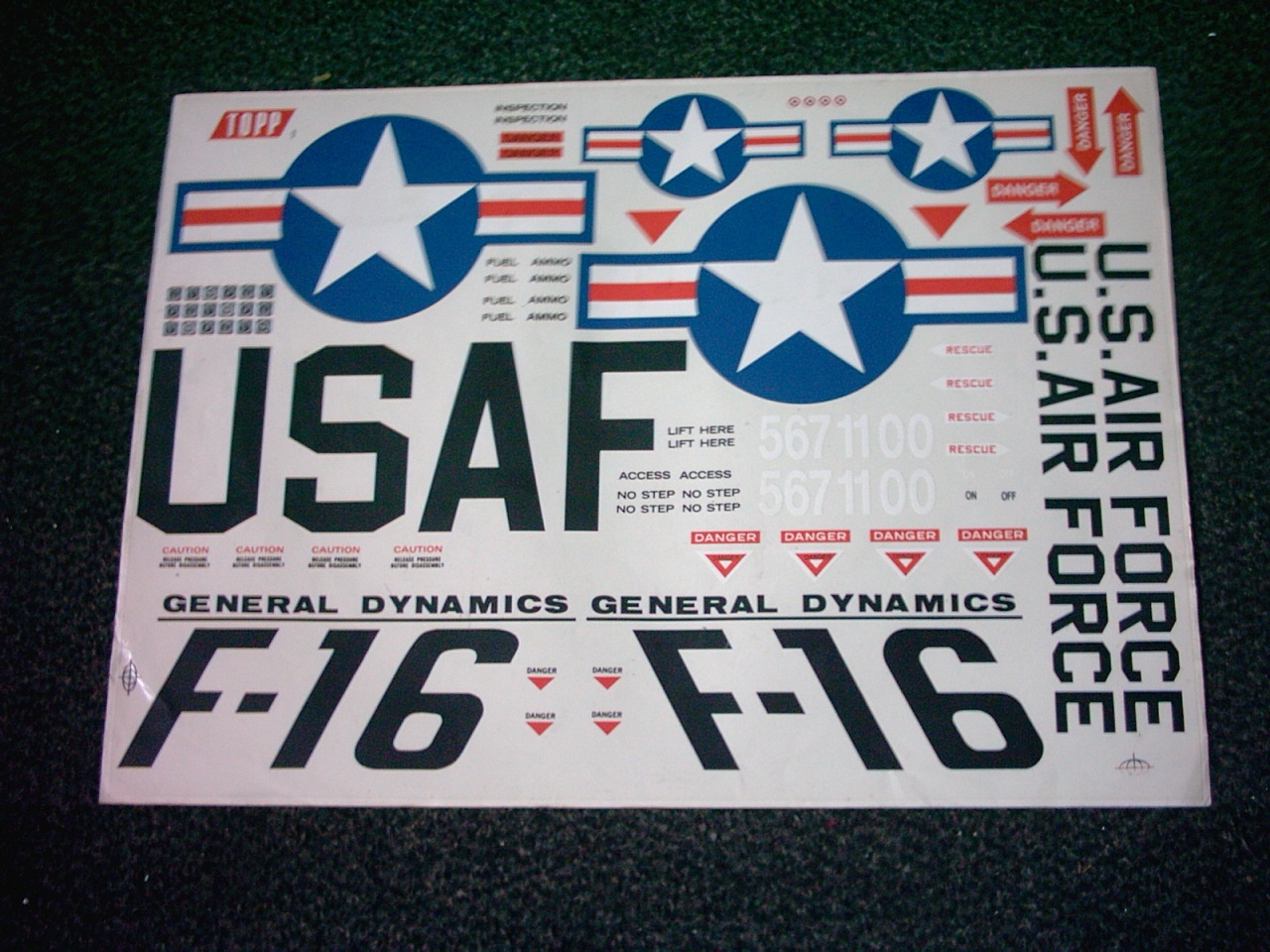 Dekor für F16 oder andere